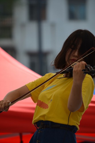 2014第三屆以藝傳城大型嘉年華活動-小提琴表演